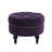 Holmquist Velvet Ottoman-27013804