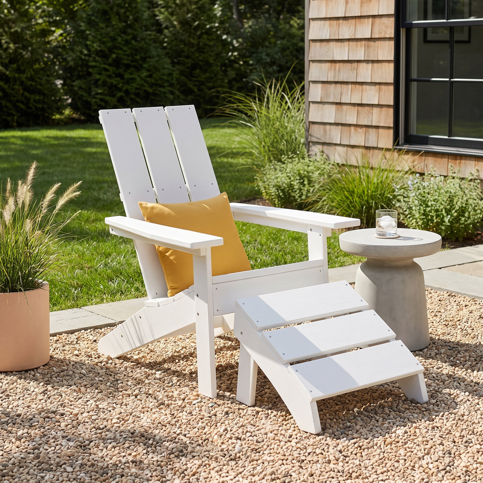 Byrnes Adirondack Chair, White