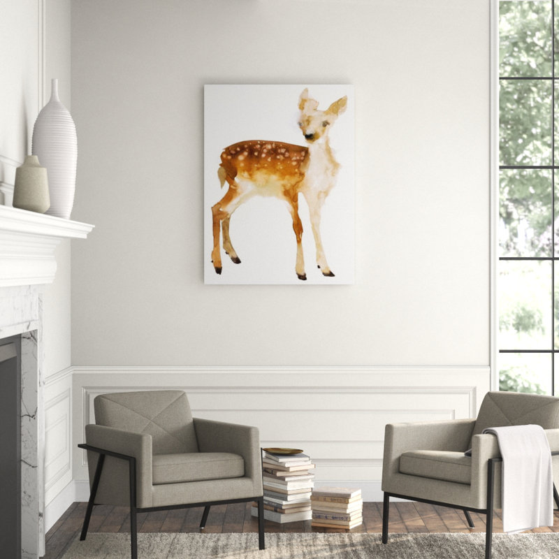 Woodland Critter V Print by Fern Cassidy, 53" H x 40" W x 1.5" D, Outdoor