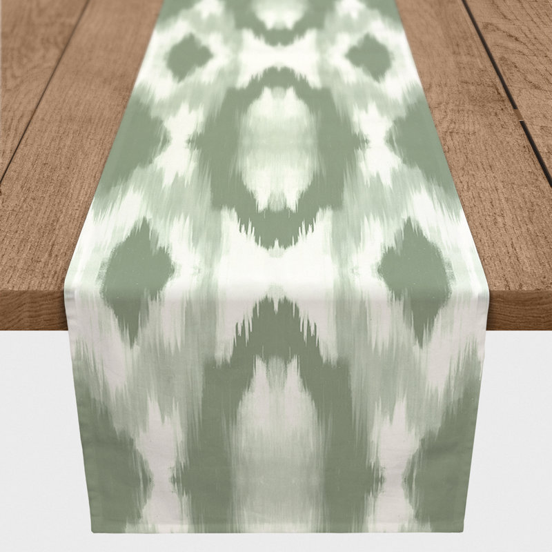 Chemin de table Bleuette, 90 po x 16 po, Vert