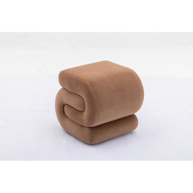 Ottoman Makeup Stool Footstool (Only Including Ottoman), Coffee