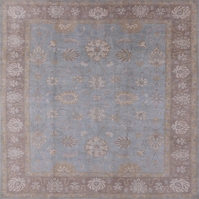 Tapis bleu / brun Krisdapor