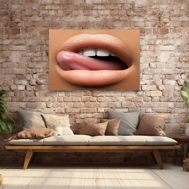 Impression d'art contemporain sensuel, 40" H x 60" W