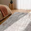 Tapis gris et ivoire Veun-338131930