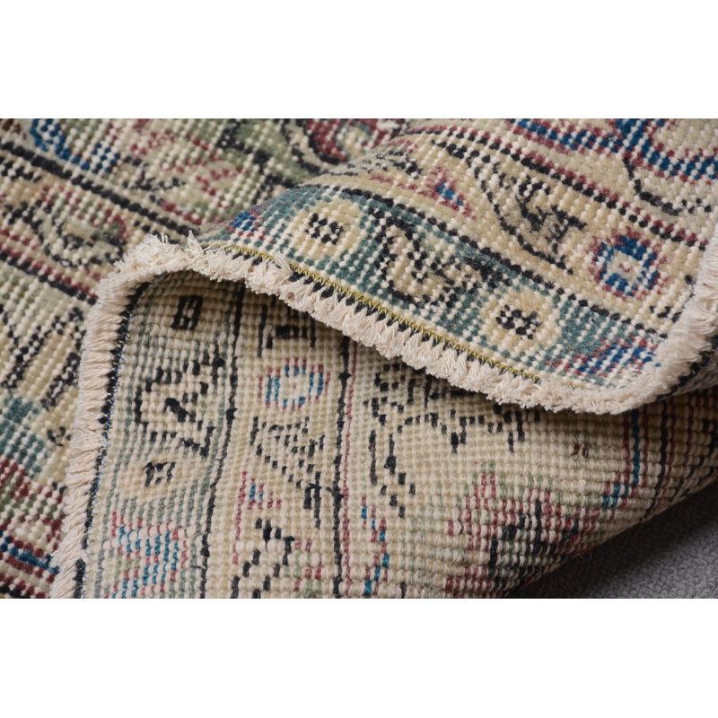 Tapis oriental, tapis rétro, tapis rouge bohème, tapis turcs, tapis géométrique, grand tapis 5,4 x 9,4 pi