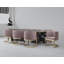 Chaise rembourrée en velours Aura-41837293