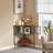 Set of 2 Corner End Tables, 2 Pack Farmhouse Corner Tables with Storage Cabinet, Industrial Triangle Side Tables Set of 2 with Mesh Doors & Shelf, Rustic Small Space Accent Tables for Living Room Bedroom-1315753630