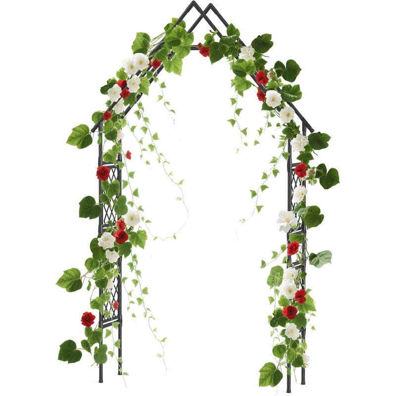 240cm H x 120cm W Metal Arched
