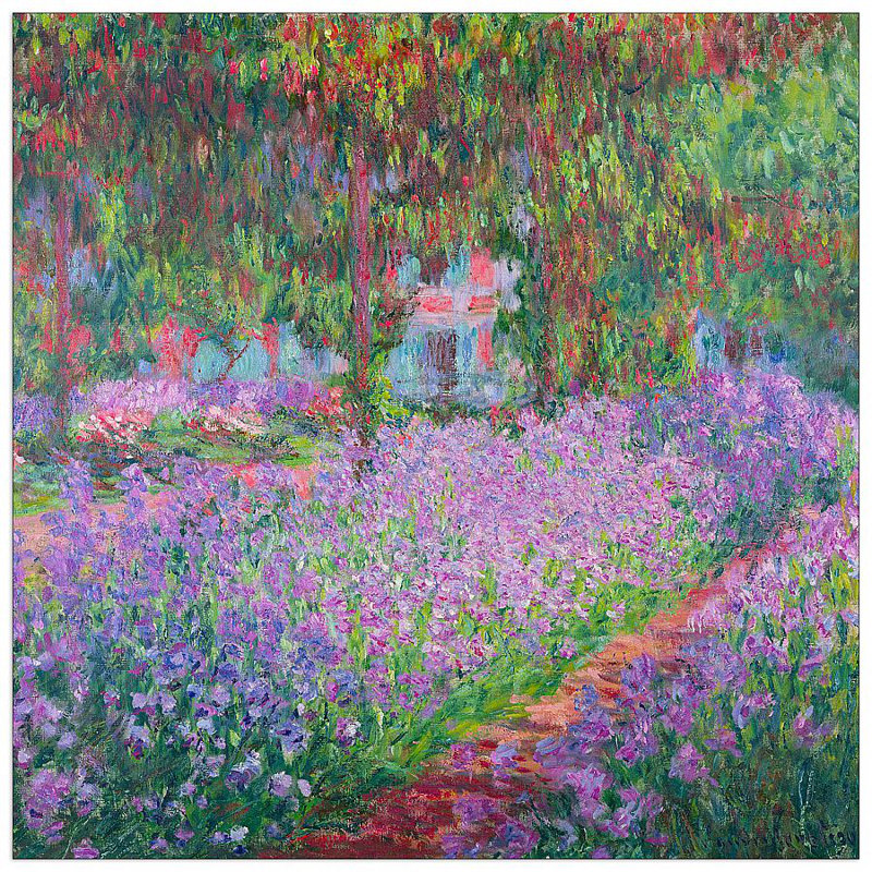 Claude Monet - Wrapped Canvas Painting, 50cm H x 50cm W x 1.8cm D