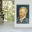 Self Portrait, 1887 Abstract Contemporary Portrait Wall Art Print 1 Piece Wrapped Canvas Wall Art