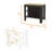 Brooklyn  Kitchen Island, Three Concealed Shelves-1194471859