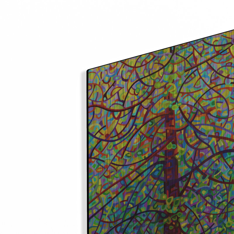 «Kaleidoscope» par Mandy Budan, art mural en métal, H 24 po x l 12 po