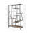 Antique Oak & Sandy Gray Finish Bookshelf