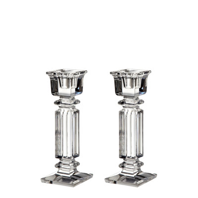 7.2'' H Crystal Tabletop Candlestick