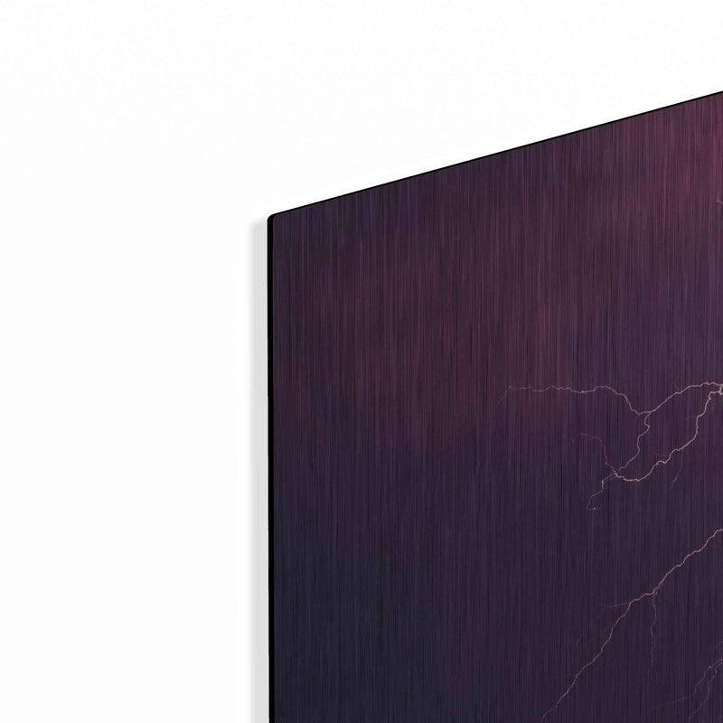 «Thunder» par Inconnu, art mural en métal, H 24 po x l 36 po
