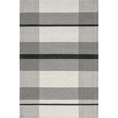 Tapis en laine à carreaux Hurley