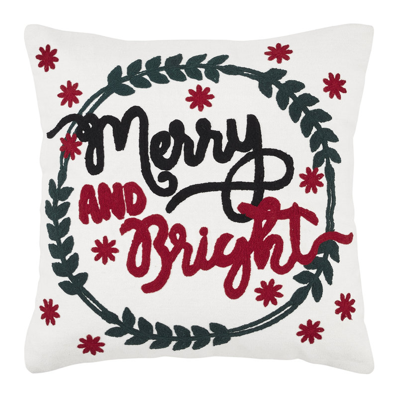  Coussin en coton Merry & Bright
