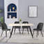Barez Velvet/Suede Upholstered Armless Dining Chair with Adjustable Feet-468341868