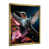 Toile avec cadre photo doré