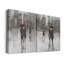 Rain in The City I - Toile tendue avec châssis de qualité supérieure - Prêt à accrocher-440275141