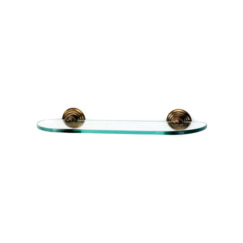 Amilie Metal Accent Shelf, Antique English