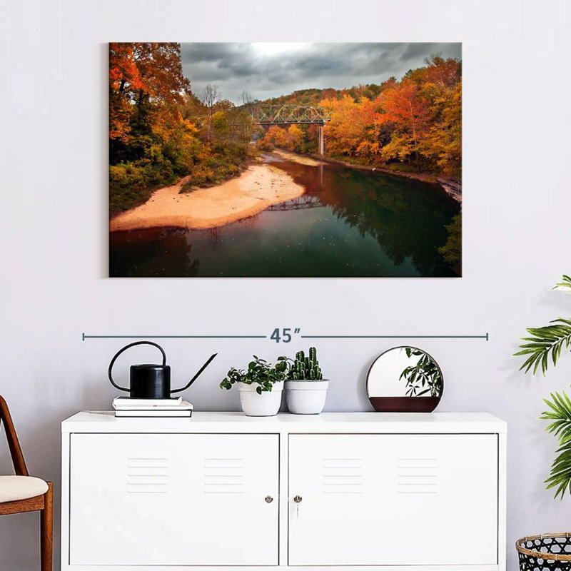 Alvord Buffalo River Autumn, 26" H x 39" W