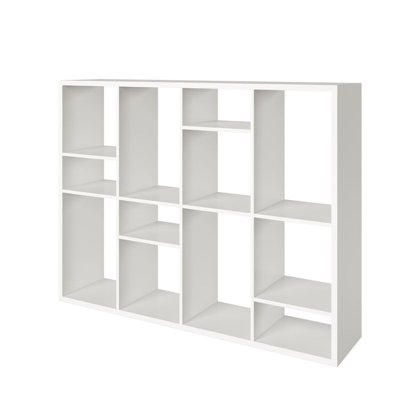 Elvia 147cm H Standard Bookcase, White