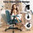 Adjustable Ergonomic Cross Legged Desk Chair with Adjustable Up&Down and Flip-Up Armrests & Lumbar Support, 300LBS Capacity-962076273