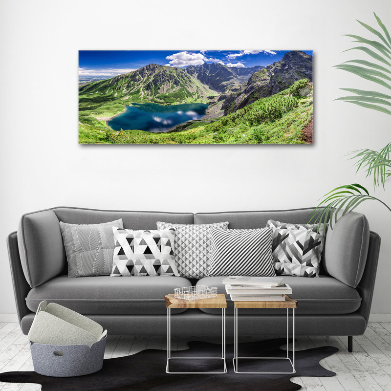 Black Pond Tatry 1 Piece Wall Art on Canvas