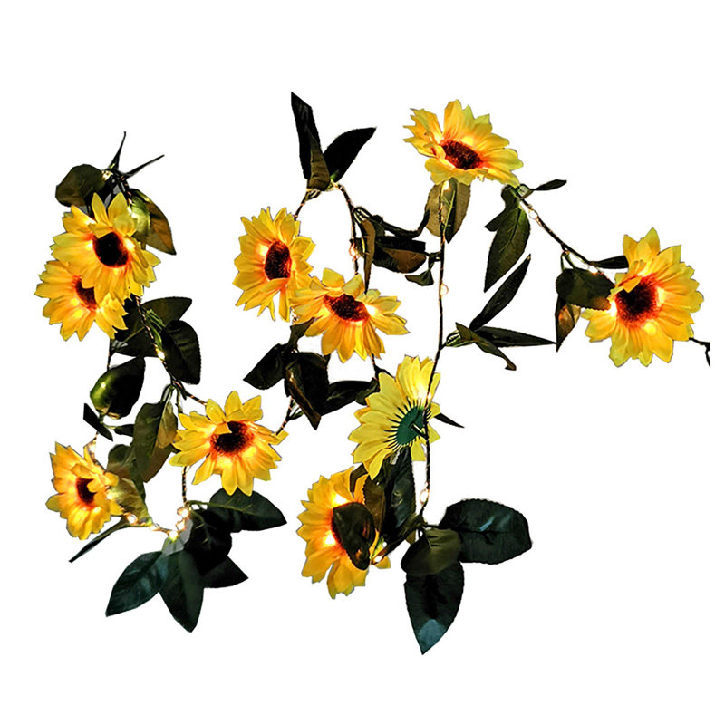  Guirlande solaire tournesol guirlande de lumières