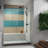 DreamLine Enigma-X 44 - 48 inch W x 76 inch H Frameless Sliding Shower Door in Brushed Stainless Steel-84433511-122532489