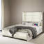 King Size Platform Bed Frame with Upholstered Headboard and 4 Storage Drawers-1953231577-1953231576