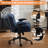 28"W Wide Office Chair with 7.2" Thick Seat, Flip-Up Arms, Adjustable Height & Tilt-1293125588