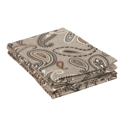 100% Cotton Flannel Paisely Pillowcase