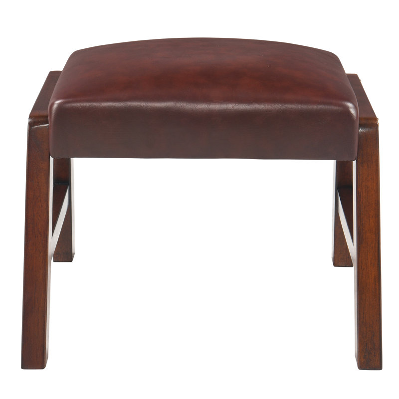 Repose-pieds pour salon Mid-Century moderne, Brun