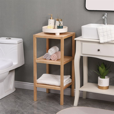 Agathla 37cm W Solid Wood Shelving Unit