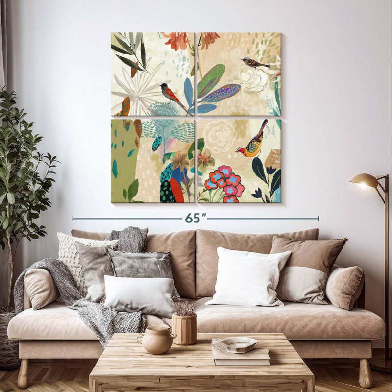 Harnek, où la passion fleurit I, H 45 po x l 45 po