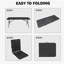 Table pliante 6 pi, table en plastique portative pour le camping, les pique-niques, les fêtes, table pliable à port élevé noir-490818778-490818776