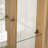 2 Doors Curio Cabinet with Tempered Glass Doors, Curio Cabinets with Mirrored Back Panel and Adjustable Shelves, Lighted Display Cabinet for Home, Office Light Bulb Included-212766043