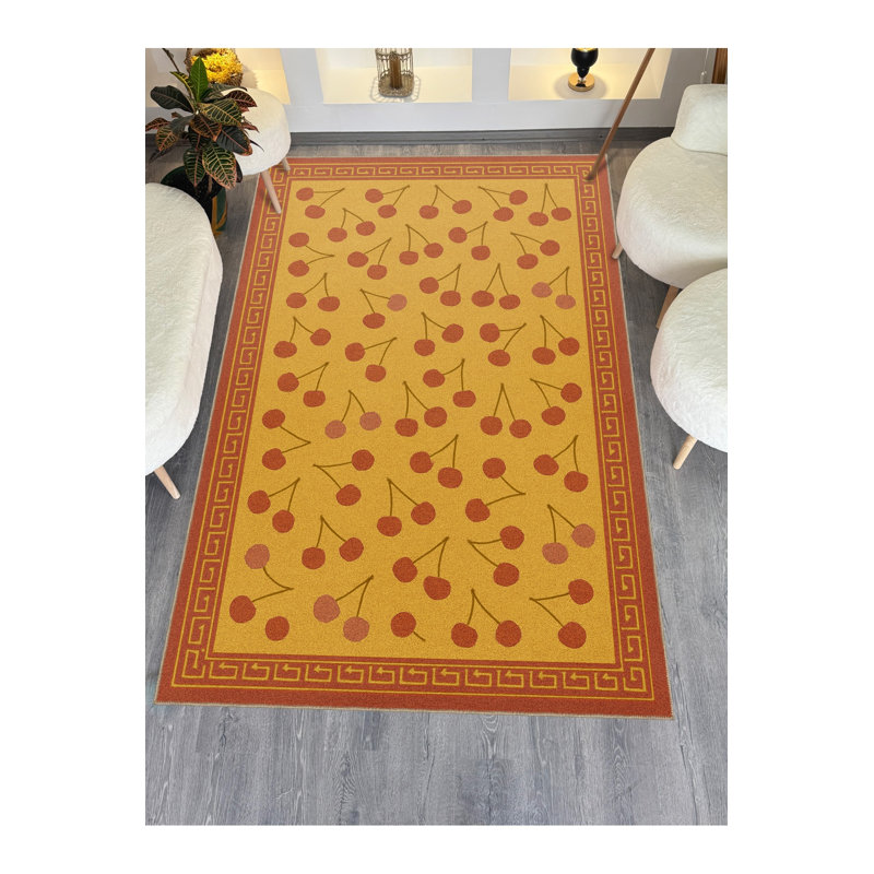 Tapis tissé à la crème Mosso, 4'11" x 9'10"