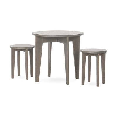 Child Craft Geo Kids Round Wood Table And Chair Set (2 Stools Included) by Child Craft