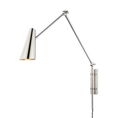 Lorne 1 Light Plug-in Plug-in Sconce
