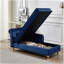 Chaise longue moderne avec revêtement en velours-137203307