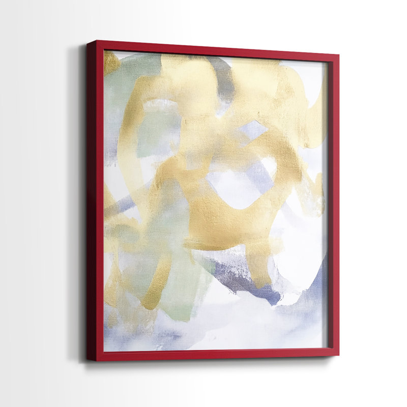 "ABSTRACT Series DCCL XXXVII" par J Paul, H 11 po x l 9 po, Rouge