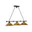Luminaire suspendu pour îlot 3 lumières 42 "Long Martini Mission