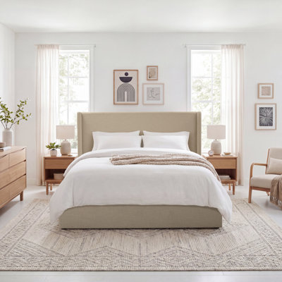 Ana Upholstered Storage Bed With Gas Lift