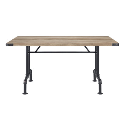 Table de salle à manger avec pieds en métal
