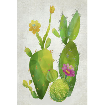 " Cacti Collection II " by Chariklia Zarris Painting Print