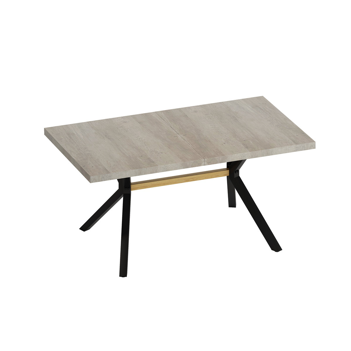 17 Stories 62.99"- 78.74"Retro Rectangular Stretch Table, Carole Top ...