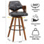 Swivel Upholstered Counter Stool-1748009998-1748009996
